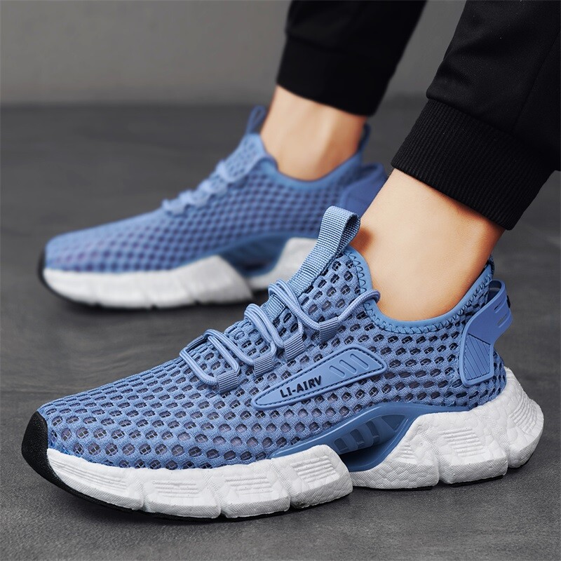Modne muške lagane tenisice za trčanje Prozračne tenisice Vulkanizirane cipele za slobodno vrijeme Mrežaste udobne tenisice za van
