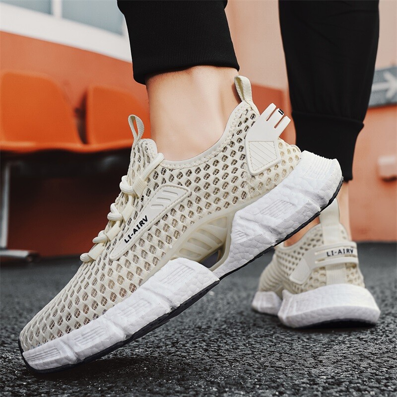 Modne muške lagane tenisice za trčanje Prozračne tenisice Vulkanizirane cipele za slobodno vrijeme Mrežaste udobne tenisice za van