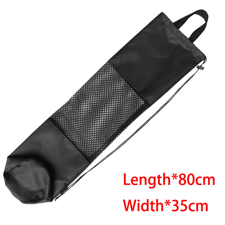 Must võrgust nööriga kott pikkade lestadega sukeldumisseljakoti jaoks 72 * 28 cm