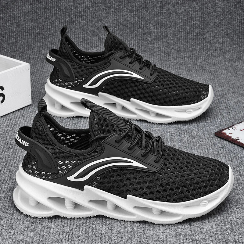 2024. aasta uued suvised tossud meeste võrgust hingavad jooksutennise jalatsid Välispordi tennised Masculino valged vabaajajalatsid
