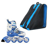 Taška na kolieskové korčule s hladkým zapínaním na zips, odolná taška na korčule a kolieskové korčule.