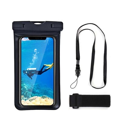 Husă universală, transparentă, impermeabilă pentru telefon, geantă cu bandă de braț pentru telefon/Huawei/Xiaomi/Redmi Husă impermeabilă pentru înot cu ecran tactil