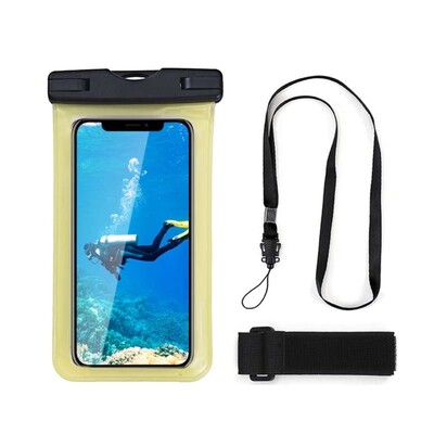 Husă universală, transparentă, impermeabilă pentru telefon, geantă cu bandă de braț pentru telefon/Huawei/Xiaomi/Redmi Husă impermeabilă pentru înot cu ecran tactil