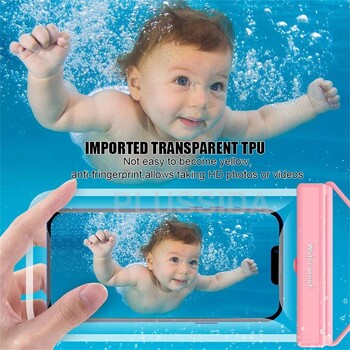 Водоустойчив калъф за телефон под 7,0 инча за iPhone 13 Pro Max Swim Case IPX8 Универсален калъф за Huawei Xiaomi Redmi Note Samsung