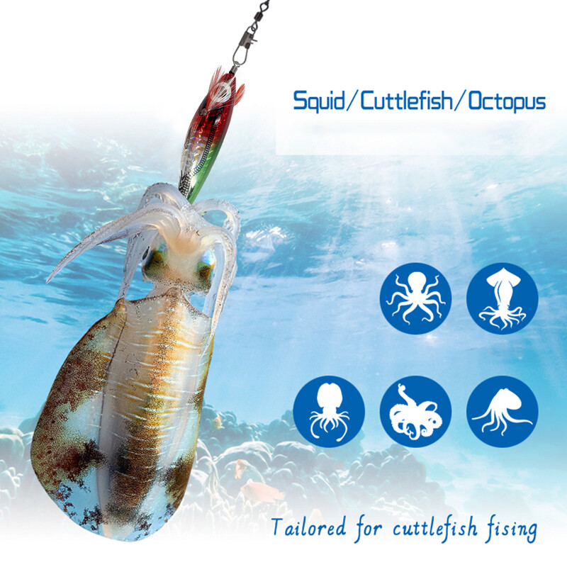 Fluorescentna varalica za ribolov ABS svjetleći mamac za jigging Vodoravna svjetleća plutajuća varalica za noćni ribolov u slatkoj vodi