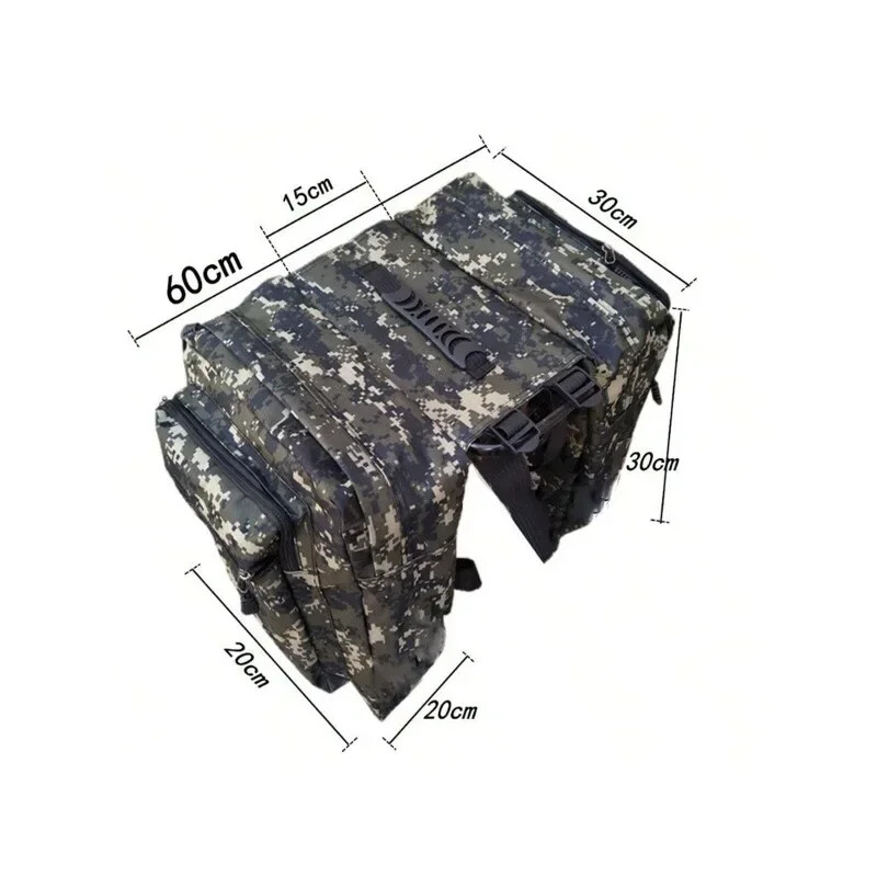 1 veekindel kahepoolne seljakott, sobib pikamaa rattasõiduks. Universaalne jalgrataste kott – veekindel reisijalgrattakott