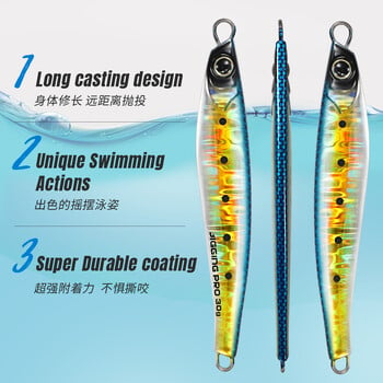 JIGGING PRO Jugulo Jig 20g 30g 40g 60g Casting Jig Shore Metal Jig Lure Είδη αλιείας αλμυρού νερού