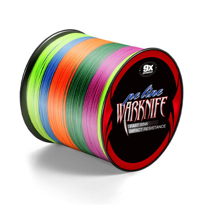 Warknife 9 niti PE struna za pecanje Raid struna za pecanje 300M 15LB-310LB Japanska višestruka žica za pecanje Šaranska struna