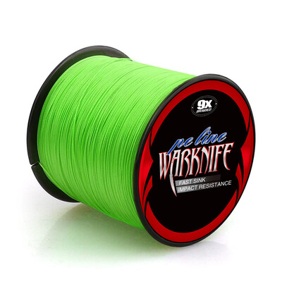 Warknife 9 niti PE struna za pecanje Raid struna za pecanje 300M 15LB-310LB Japanska višestruka žica za pecanje Šaranska struna