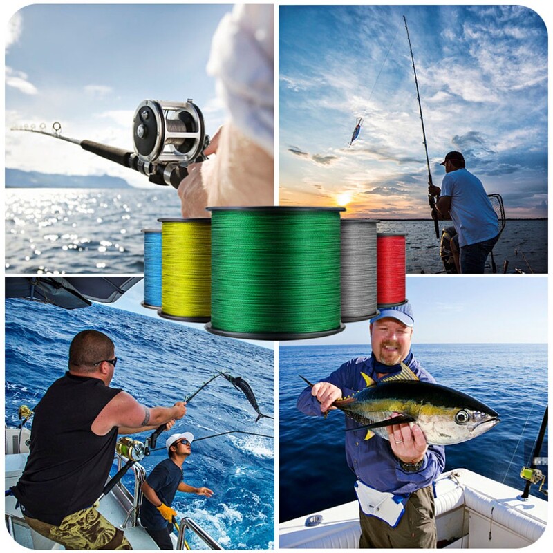 Warknife 9 niti PE struna za pecanje Raid struna za pecanje 300M 15LB-310LB Japanska višestruka žica za pecanje Šaranska struna