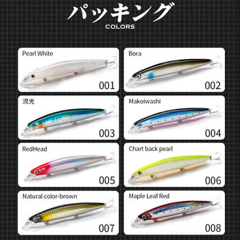 Hunthouse Jetty 135S Sinking Minnow Fishing Lures 135MM/26G ταλαντευόμενο δόλωμα Artificial Long Cast Hard Lure For Seabass Pesca LW429