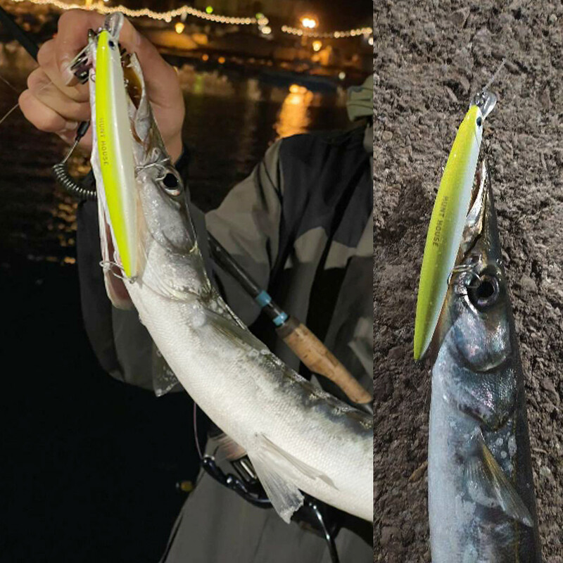 Hunthouse Jetty 135S tonuće mamce za pecanje, 135 MM/26 G lelujajući mamac, umjetni dugo bacani, tvrdi mamac za brancina Pesca LW429