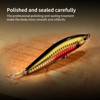 Sinking Pencil Lure 12,5g 24g Fishing Weight System Jerkbait Popper Hook Swimbait Pesca Tackle Cast Deep Minnow Silicone Bait