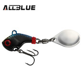 ALLBLUE CYCLONE Tail Spinner Metal Vib Shad Casting Shore Jig Vibration Jigging Blade Žlica Mamac za pecanje Umjetni mamac