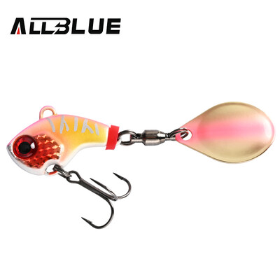 ALLBLUE CYCLONE Tail Spinner Metal Vib Shad Casting Shore Jig Vibration Jigging Blade Žlica Mamac za pecanje Umjetni mamac