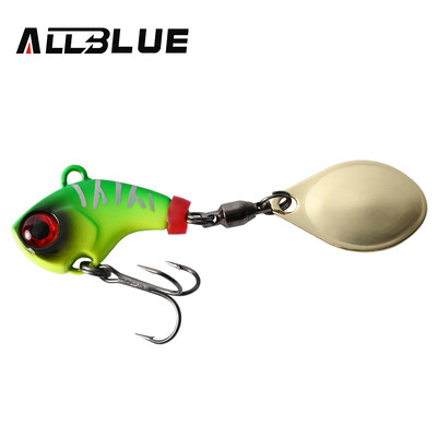 ALLBLUE CYCLONE Tail Spinner Metal Vib Shad Casting Shore Jig Vibration Jigging Blade Žlica Mamac za pecanje Umjetni mamac