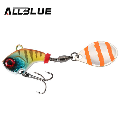 ALLBLUE CYCLONE Tail Spinner Metal Vib Shad Casting Shore Jig Vibration Jigging Blade Žlica Mamac za pecanje Umjetni mamac