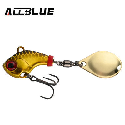 ALLBLUE CYCLONE Tail Spinner Metal Vib Shad Casting Shore Jig Vibration Jigging Blade Žlica Mamac za pecanje Umjetni mamac