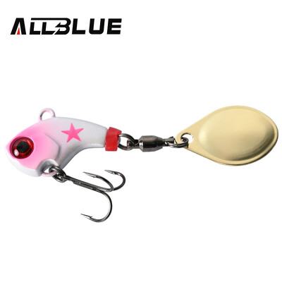 ALLBLUE CYCLONE Tail Spinner Metal Vib Shad Casting Shore Jig Vibration Jigging Blade Žlica Mamac za pecanje Umjetni mamac