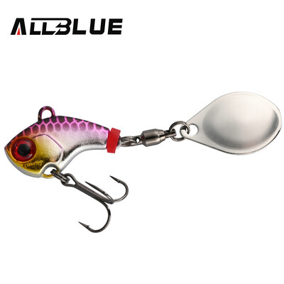 ALLBLUE CYCLONE Tail Spinner Metal Vib Shad Casting Shore Jig Vibration Jigging Blade Žlica Mamac za pecanje Umjetni mamac