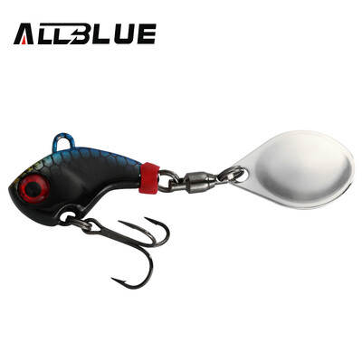ALLBLUE CYCLONE Tail Spinner Metal Vib Shad Casting Shore Jig Vibration Jigging Blade Žlica Mamac za pecanje Umjetni mamac