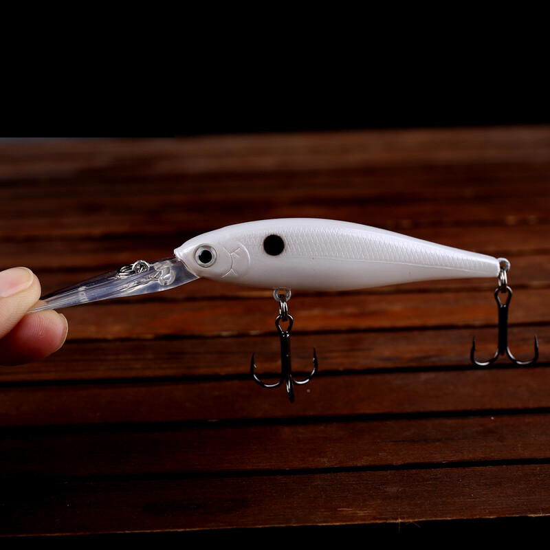 CCLTBA Deepwater Minnow Baits 11.5cm 10g Tvrdi mamci za pecanje Long Bill Crankbait Minnow Wobbles Umjetni pribor za ribolov