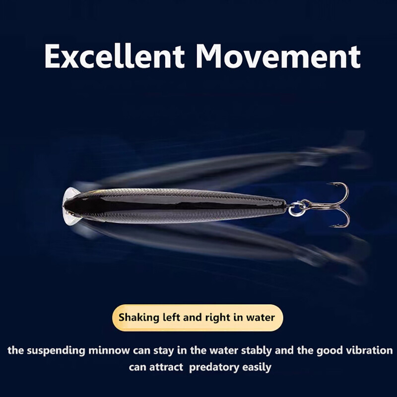 GOBAI 11,4 cm 13 g magnet profesionalne kvalitete Suspensio Minnow Crank Hot Model mamac za ribolov vobler 2 kom. umjetni mamac