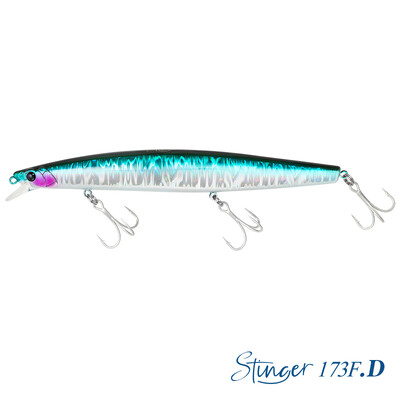 TSURINOYA 173F Ultra-long Casting Floating Minnow 173 mm 6.81 in 37.5 g varalica za morski ribolov STINGER Umjetni veliki tvrdi mamci