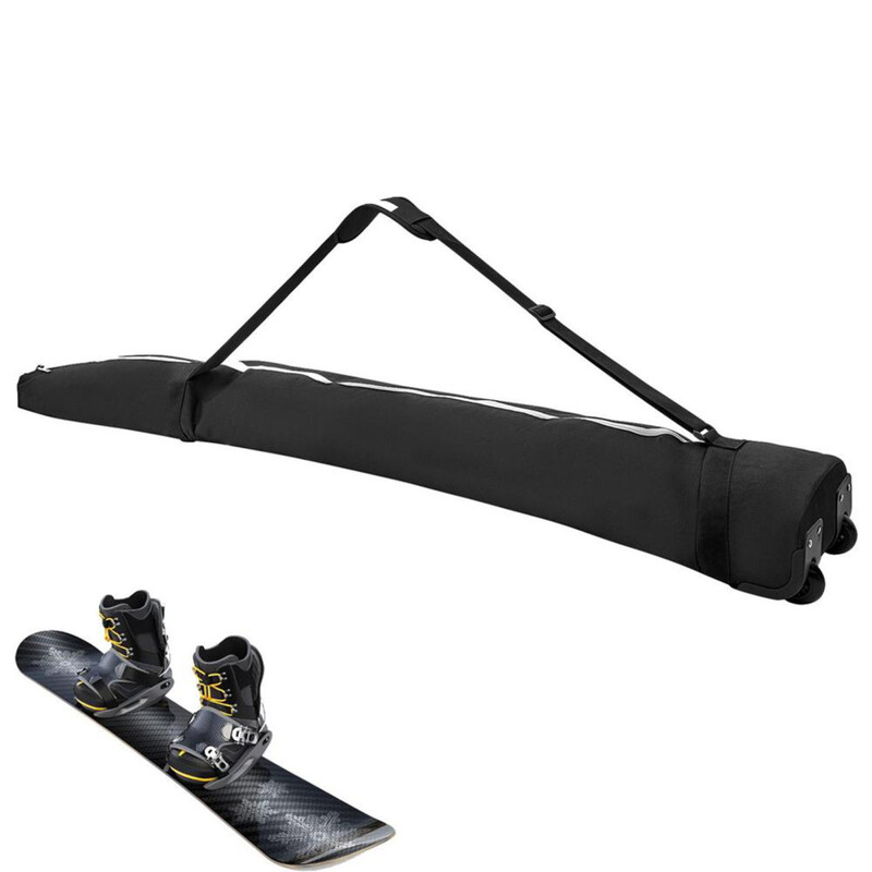 Torba za skijašku dasku Torba za odlaganje snowboardinga s kotačima Oxford tkanina velikog kapaciteta Sportski dodaci za skijanje na otvorenom 194 x 32 cm