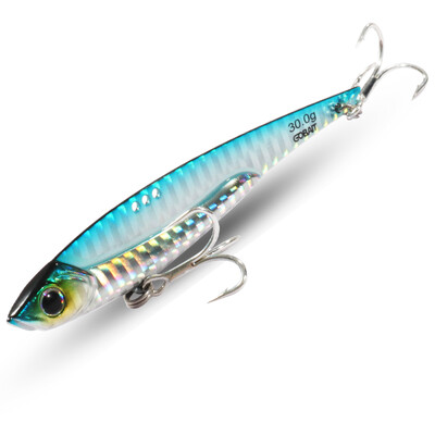 GOBAIT VIB Fishing Lure 20g 25g 30g Metal Jig Sinking Blade Hook Spinner Spoon Cast VIBRATION Ανθρακούχο ατσάλι Αντιμετώπιση σκληρό δόλωμα