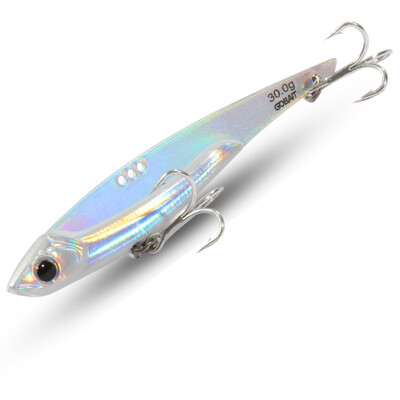 GOBAIT VIB Fishing Lure 20g 25g 30g Metal Jig Sinking Blade Hook Spinner Spoon Cast VIBRATION Ανθρακούχο ατσάλι Αντιμετώπιση σκληρό δόλωμα