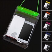 Reisi PVC-telefoni veekindel kott Surfamine rihmaga telefoni kuivkott, must värv universaalne läbipaistev telefoniümbris naistele tüdrukutele