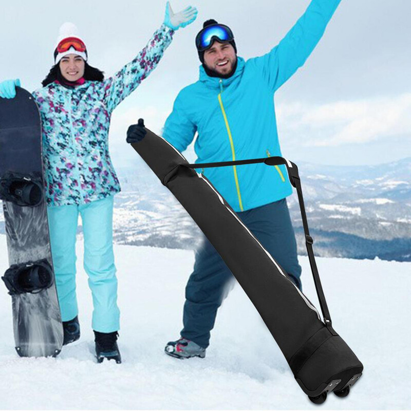 Torba za skijašku dasku Torba za pohranu snowboardinga s kotačima Oxford tkanina velikog kapaciteta za sportove na otvorenom 194 x 32 cm isporuka putem otkupa