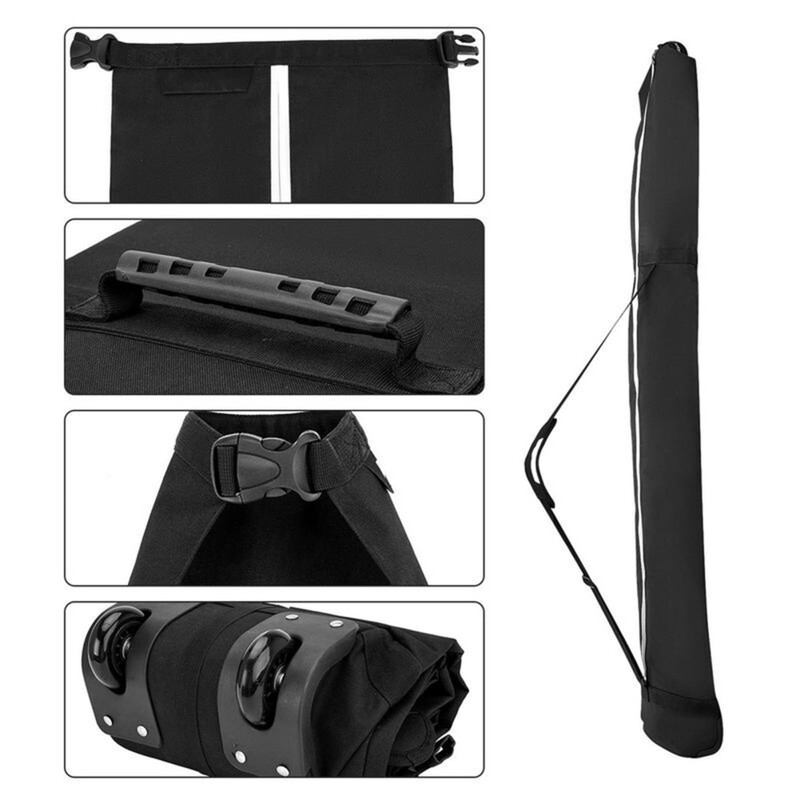 Torba za skijašku dasku Torba za pohranu snowboardinga s kotačima Oxford tkanina velikog kapaciteta za sportove na otvorenom 194 x 32 cm isporuka putem otkupa