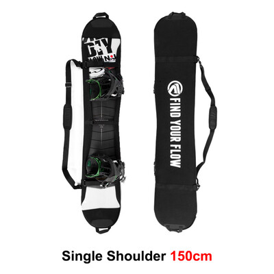 Vienos lentos slidinėjimo lengvo nešiojimo krepšio plokštė lauko snieglenčių krepšio įbrėžimams atsparus apsauginis dangtelis žiemos sporto laikymo priedai