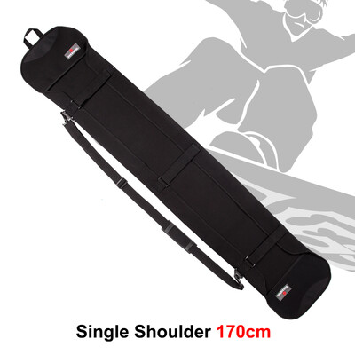 Vienos lentos slidinėjimo lengvo nešiojimo krepšio plokštė lauko snieglenčių krepšio įbrėžimams atsparus apsauginis dangtelis žiemos sporto laikymo priedai