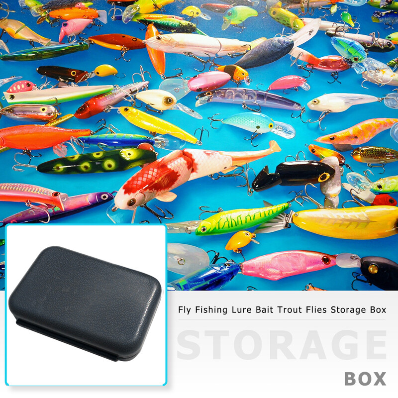 Prijenosna kutija za pohranu mušičarenje Plastična torbica za mušičarenje pastrva Streamer za pribor