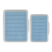 Aventik prozirna prozirna tanka kutija za mušičarenje s plavom pjenom za pohranu pribora za pecanje