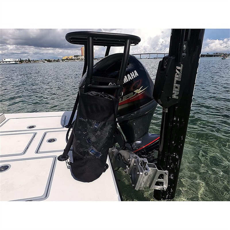 Kaasaskantav paadi prügikast põhjaga kokkupandava korduvkasutatava nööriga suletava prügikott jahi kajaki seljakotimatkamiseks