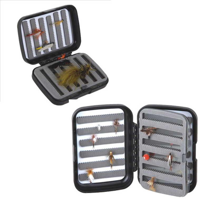 Izdržljiva i lako prenosiva kutija za mušičarenje s vrhunskim PMMA poklopcima i EVA pjenom, savršena za male muhe