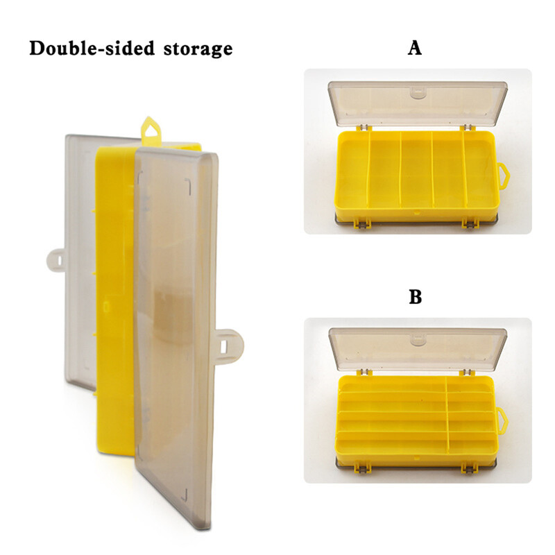 Kutija za varalice za pecanje 13 odjeljaka Kutije za pecanje Kutije s udicama za varalice Kutija za pohranu Dvostrana kutija za pribor za pecanje visoke čvrstoće