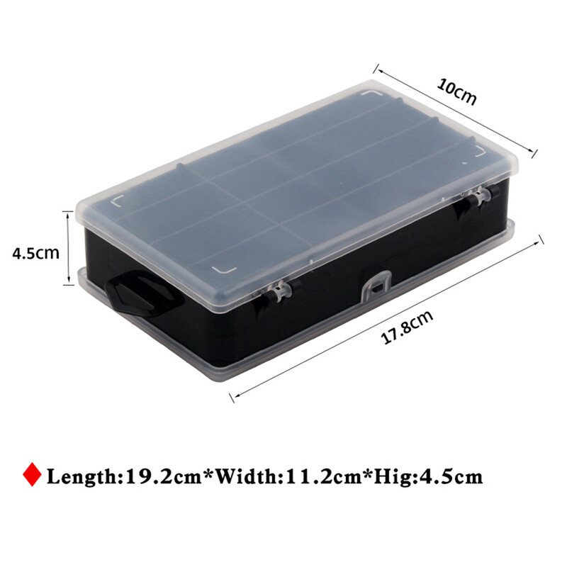 Kutija za varalice za pecanje 13 odjeljaka Kutije za pecanje Kutije s udicama za varalice Kutija za pohranu Dvostrana kutija za pribor za pecanje visoke čvrstoće