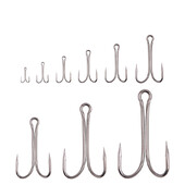 10/100 KOM. Dvostruka udica s dugačkom drškom bez korova Dupla udica za vezanje mušica za Jig Bass Fish Hook pribor za pecanje za meke varalice