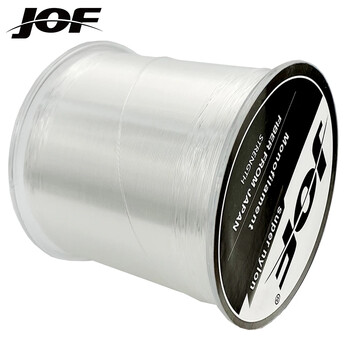 JOF Strength2~13kg Nylon Winter Fishing Line Super Strong Ice Fishing Line for Bass Fishing Line 500 μέτρα Σχοινί