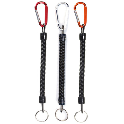 1 ks – 6 ks rybárske lano na plavbu loďou, rybárske lano, zaťahovacie špirálové lano s karabínou pre kliešte, úchyty, rybárske príslušenstvo