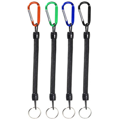 1 ks – 6 ks rybárske lano na plavbu loďou, rybárske lano, zaťahovacie špirálové lano s karabínou pre kliešte, úchyty, rybárske príslušenstvo