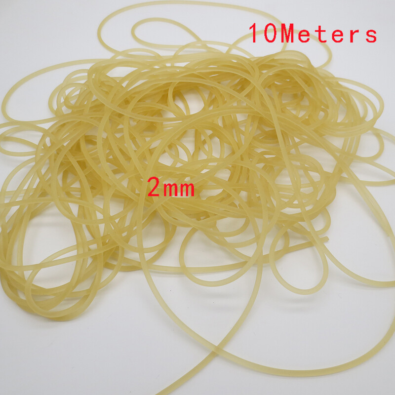 Promjer 2 mm čvrsta elastična gumena struna 6 m gumena struna za ribolov tradicionalne razine okruglog elastičnog užeta vezana riba