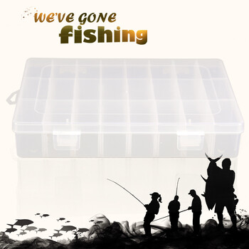 15/10/24 Grids Fishing Box Ψάρεμα Box Ψάρεμα Προμήθειες Ψαρέματος Πλαστικό κουτί λαβής Squid Jig Hard Lure Θήκη εργαλείων για γάντζους Lures