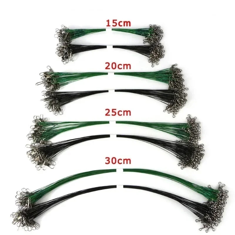 100 kom/set glava od žičane užadi s rotirajućom linijom protiv griza 15/20/25/30 cm