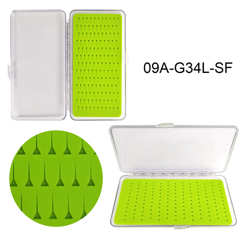 2 komada super tanke prozirne plastične kutije sa silikonskim umetkom Kutije za mušičarenje za držanje mušica